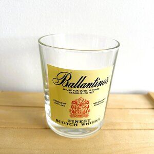 Ballantine's Scotch Whiskey Vintage Glass